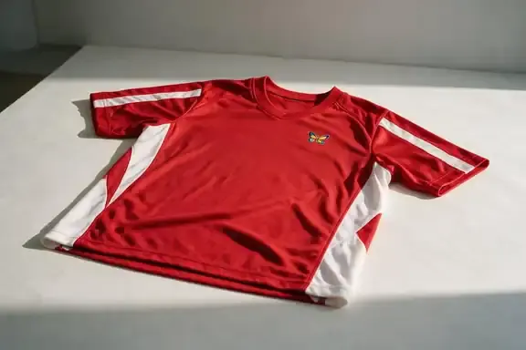 Custom printed jerseys with logo, made at Colorfly Studio in Dubai