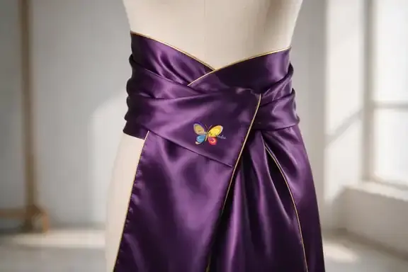 Custom printed sashes with logo, made at Colorfly Studio in Dubai