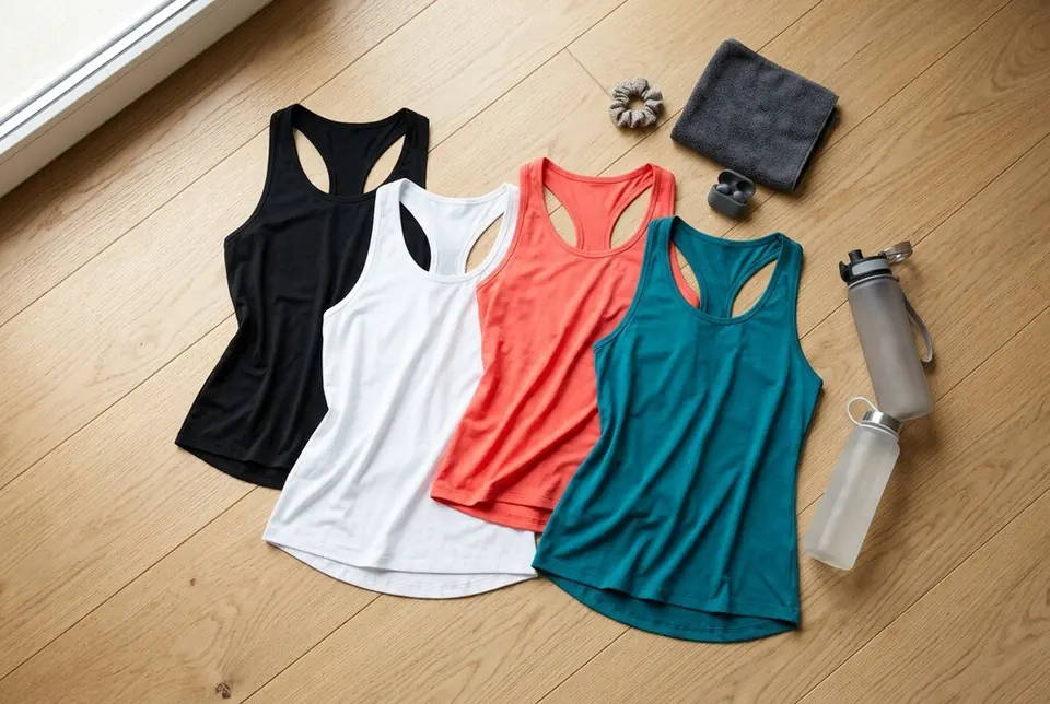Custom Tank Tops printed and embroidered in Dubai - Colorfly Studio