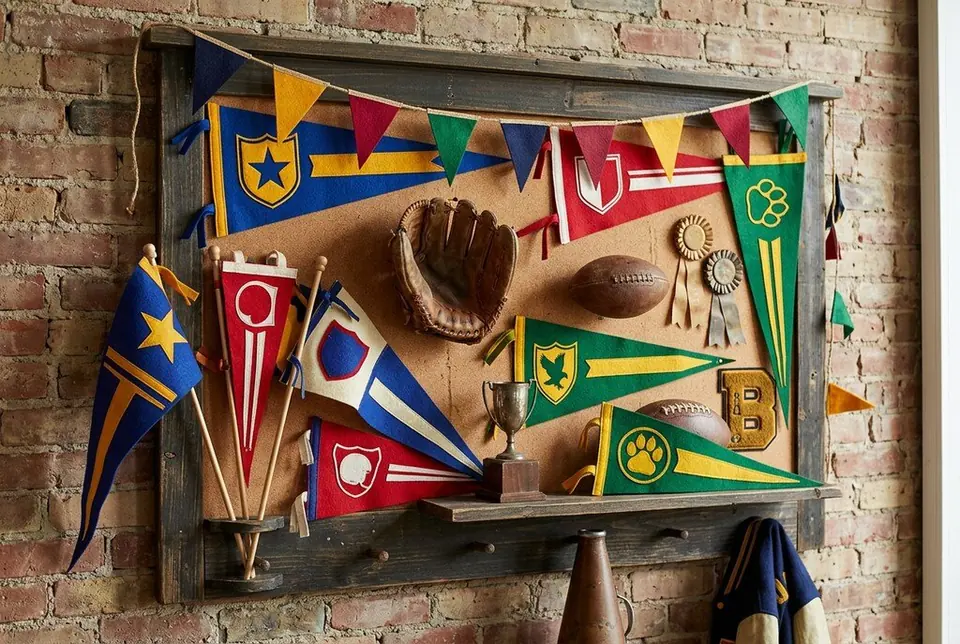 Custom felt pennant flags printed in Dubai - Colorfly Studio