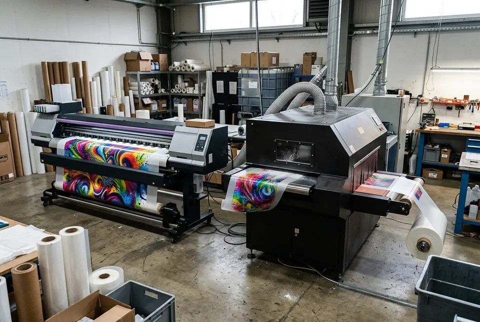 Custom DTF printing on transfer film in Dubai - Colorfly Studio