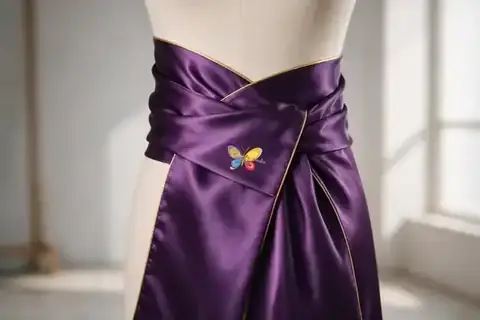 Custom printed sashes with logo, made at Colorfly Studio in Dubai