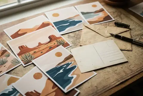 Postcards printing in Dubai - Colorfly Studio