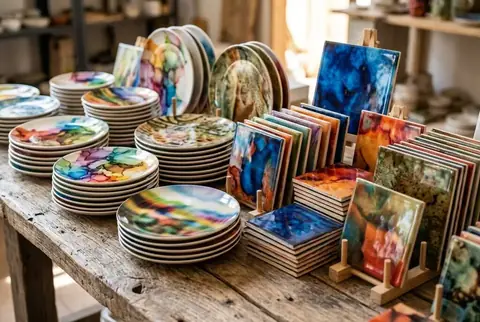 Print on Ceramics / Tiles / Plates in Dubai - Colorfly Studio