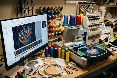 Embroidery Digitizing service in Dubai - Colorfly Studio
