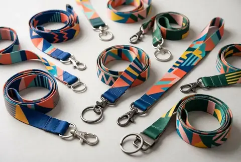 Custom printed lanyards made in Dubai - Colorfly Studio
