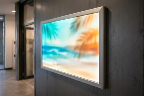 Poster Light Box printed in Dubai - Colorfly Studio