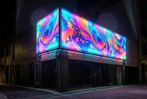 Custom Flex Face Signage or Light Box made in Dubai - Colorfly Studio