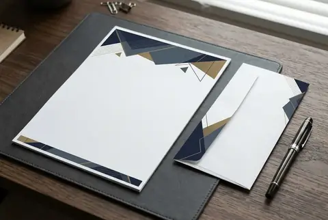 Custom corporate letterheads printed in Dubai - Colorfly Studio