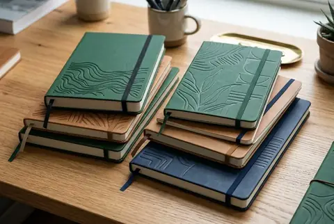 Custom notebooks and journals printed in Dubai - Colorfly Studio