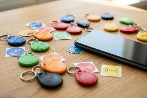 Smart NFC tags and keychains in Dubai - Colorfly Studio