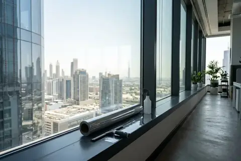 Heat Control Film supplied and installed in Dubai - Colorfly Studio